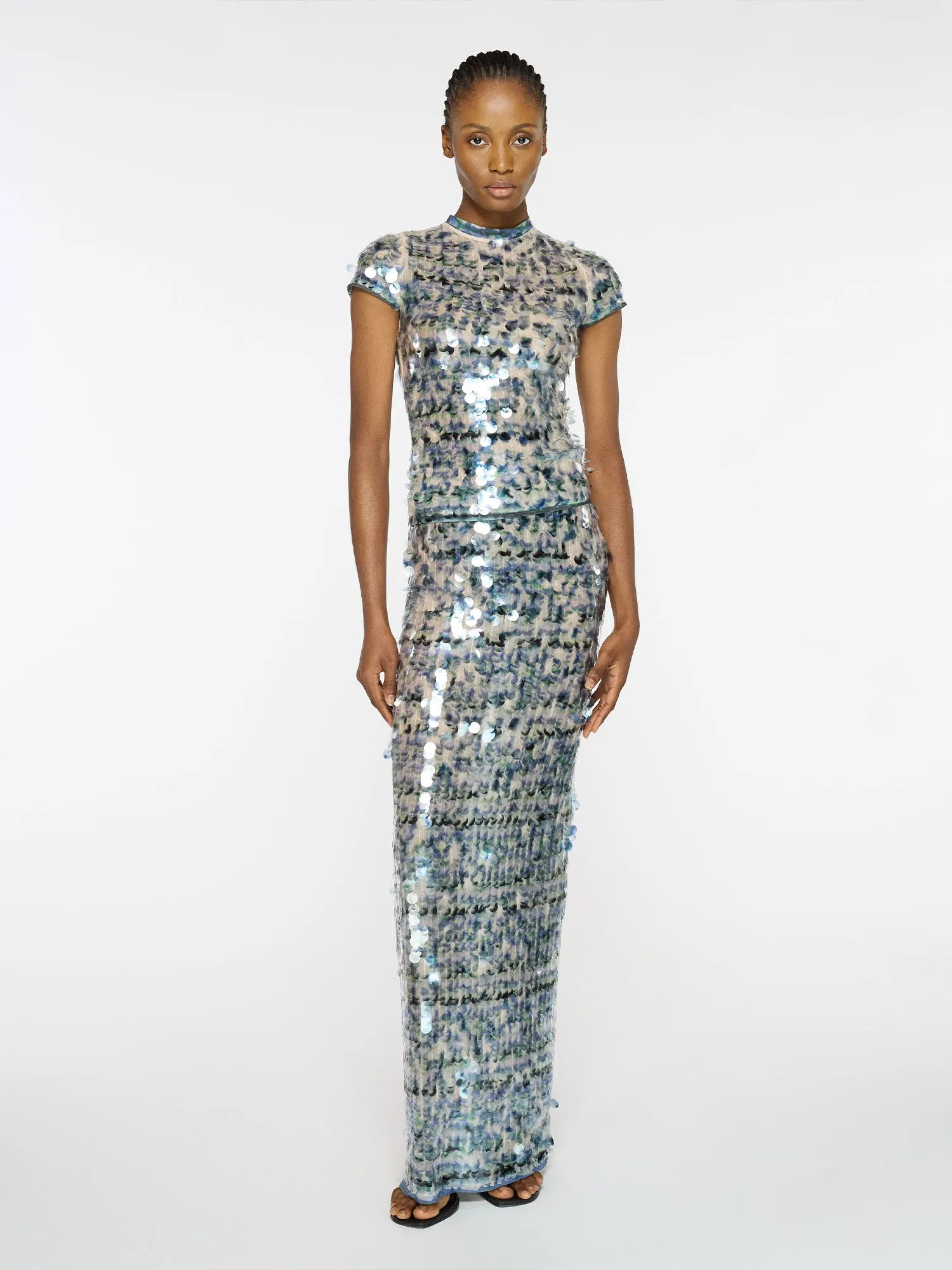 Mermaid Skirt | Multi Sequin sold by Paris Georgia