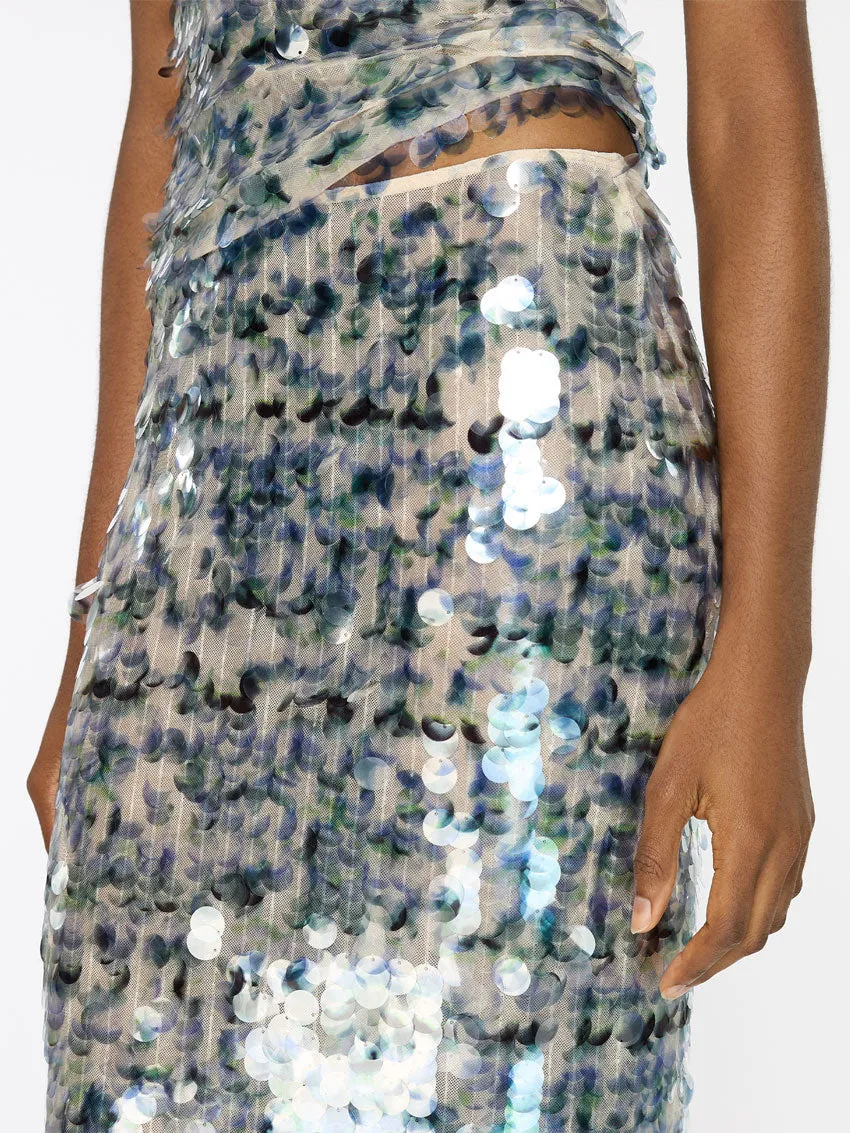 Mermaid Skirt | Multi Sequin sold by Paris Georgia product image thumbnail 3