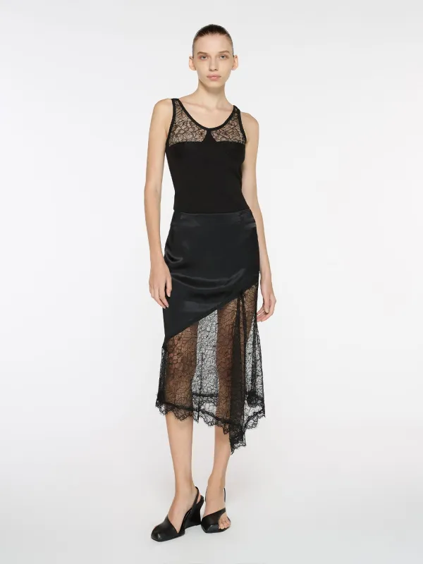 Mae Skirt | Black sold by Paris Georgia