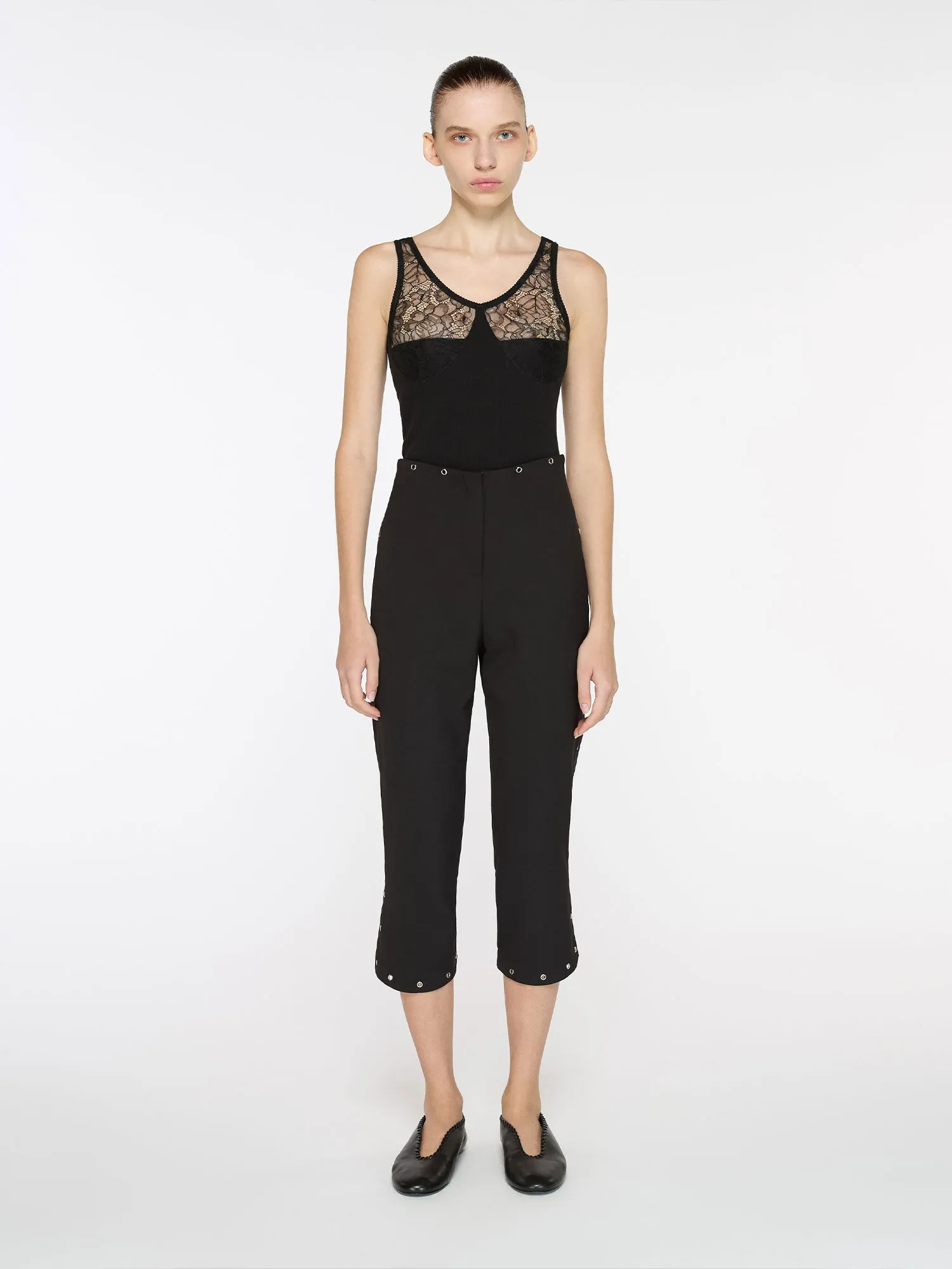 Capri Pants | Black sold by Paris Georgia