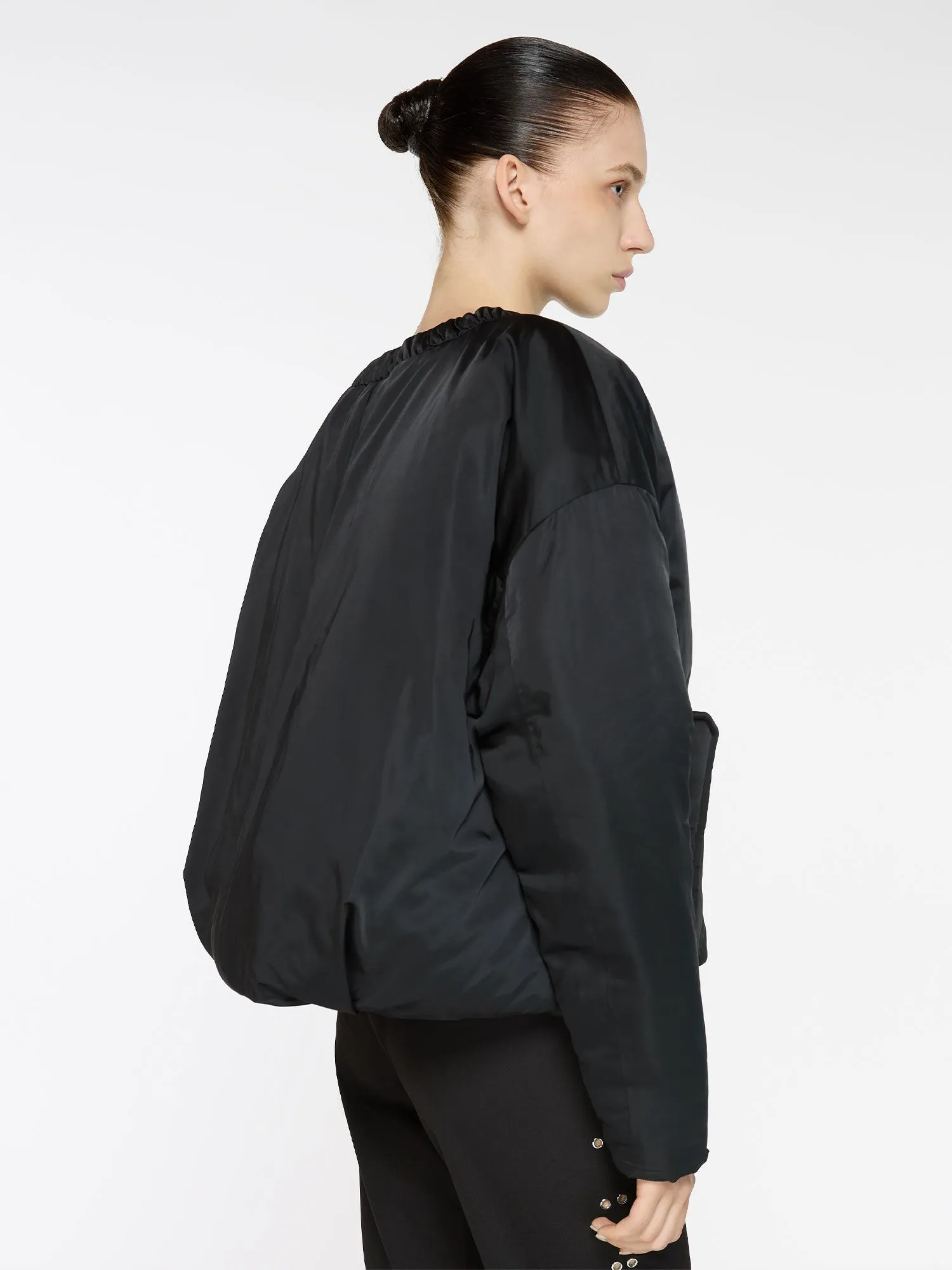 Elevated Bomber | Black sold by Paris Georgia product image thumbnail 3