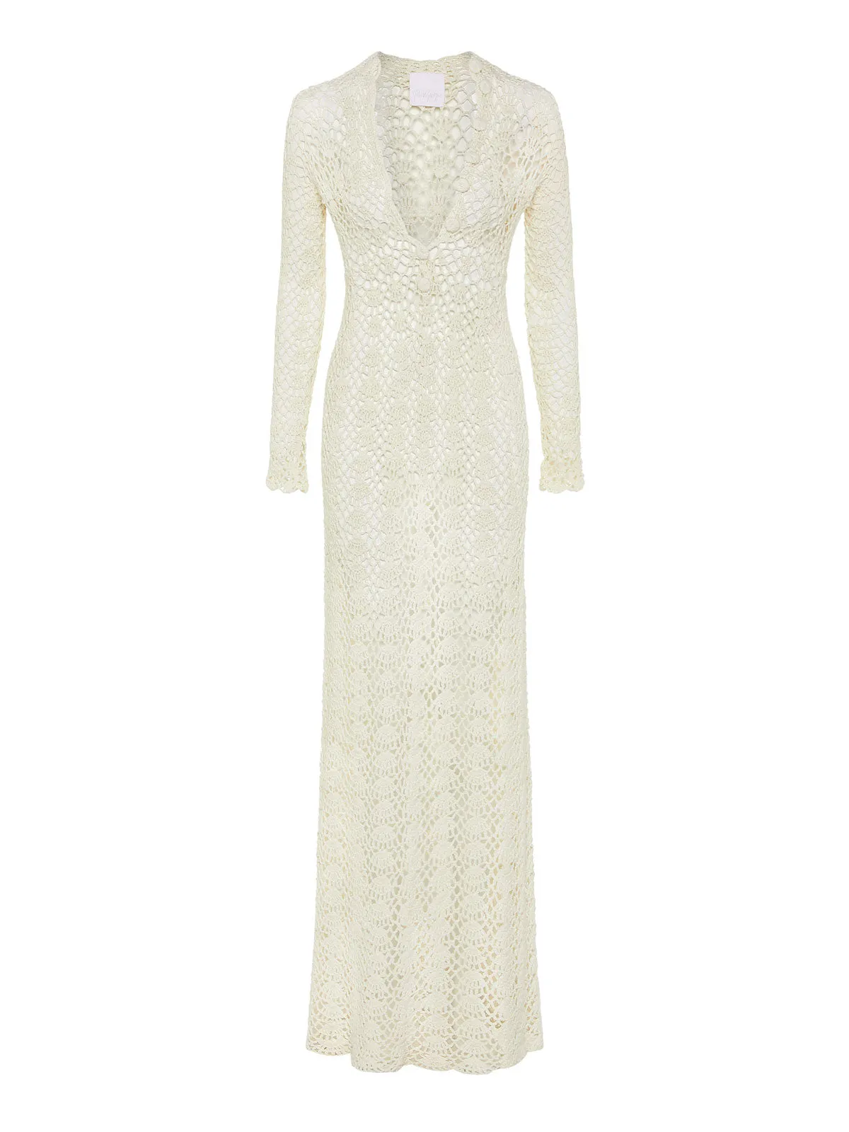 Crochet Dress | White sold by Paris Georgia product image thumbnail 2