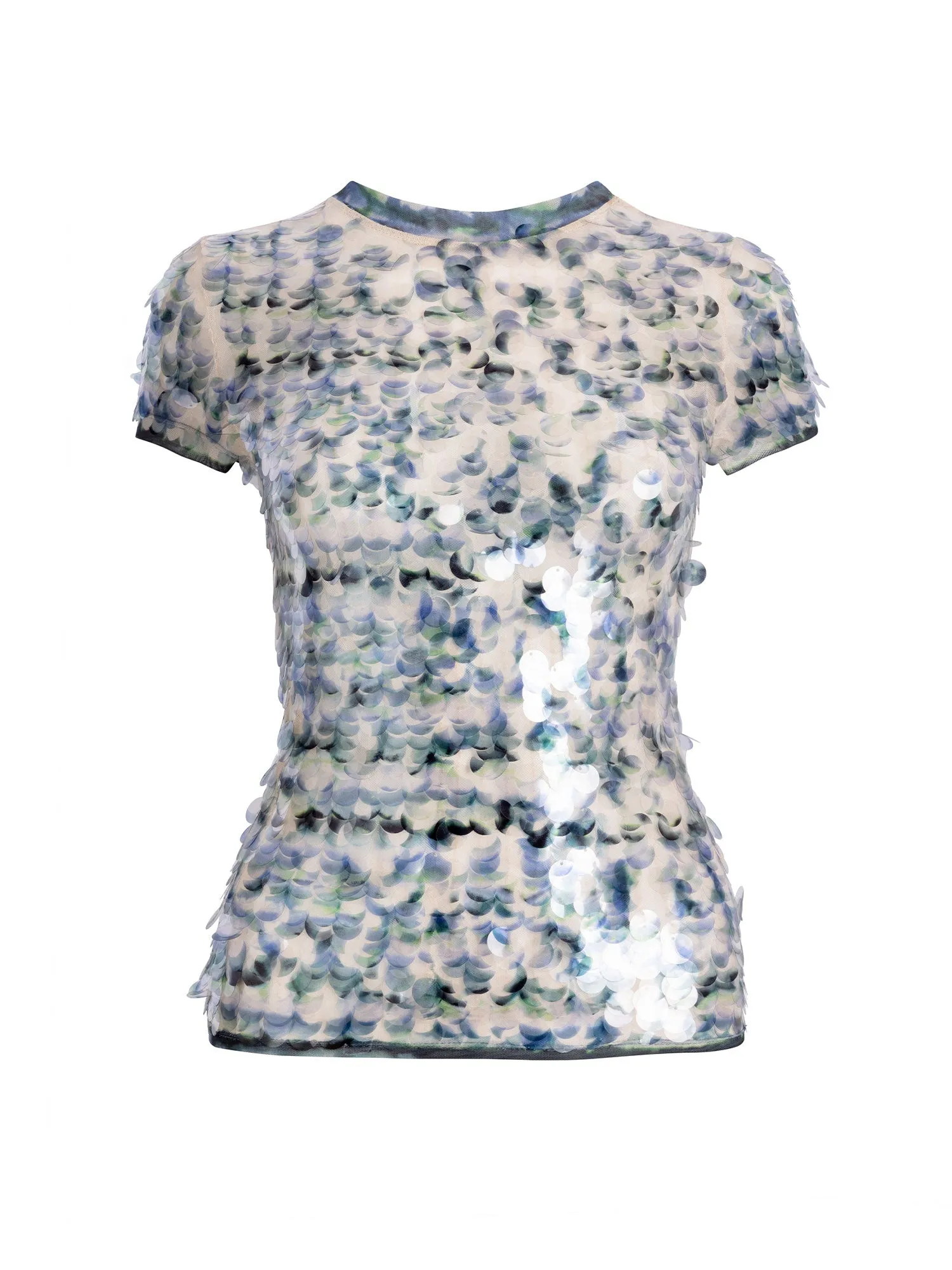 Mermaid Tee | Multi Sequin sold by Paris Georgia product image thumbnail 2