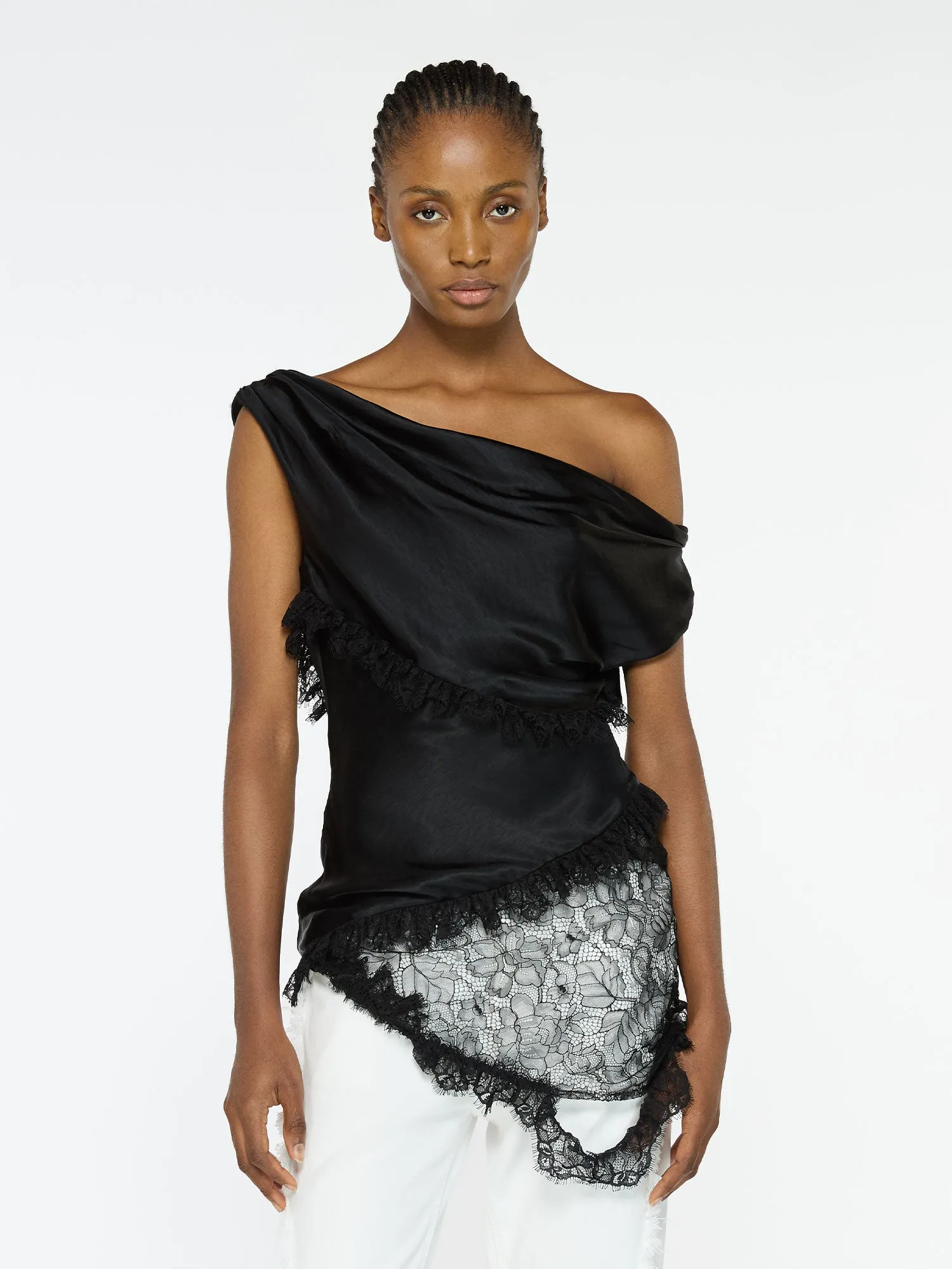 Mae Singlet | Black sold by Paris Georgia