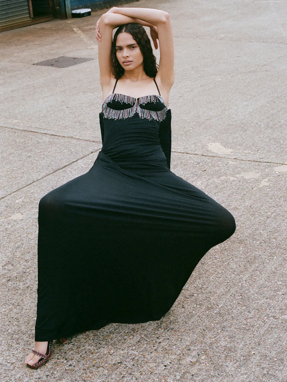 Odette Dress | Black sold by Paris Georgia product image thumbnail 5