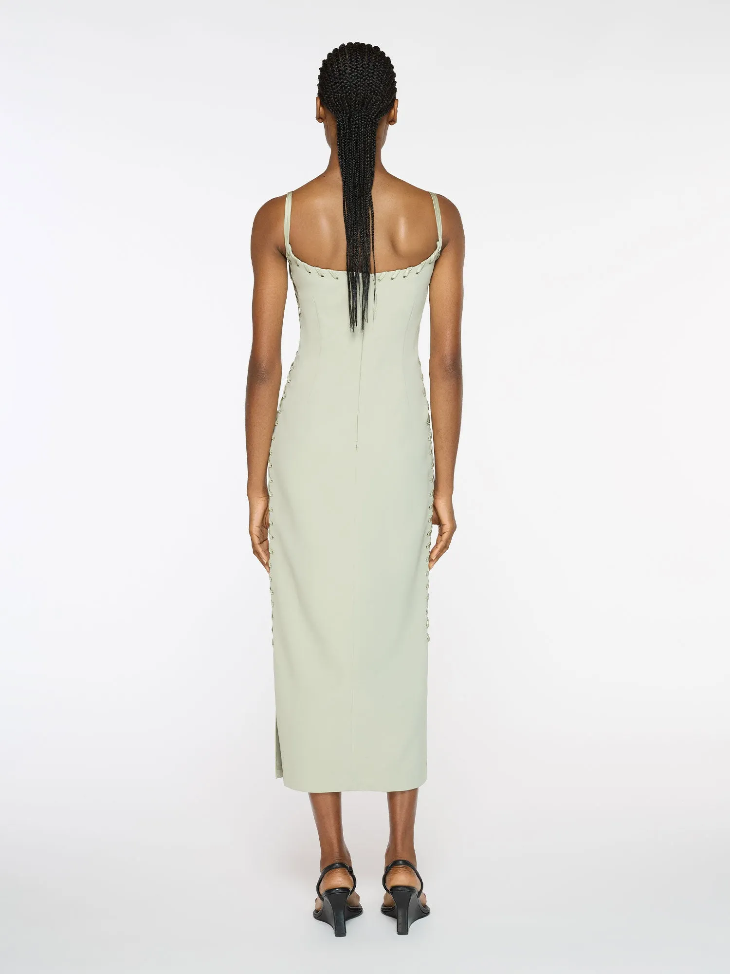Eyelet Heart Dress | Dune sold by Paris Georgia product image thumbnail 3