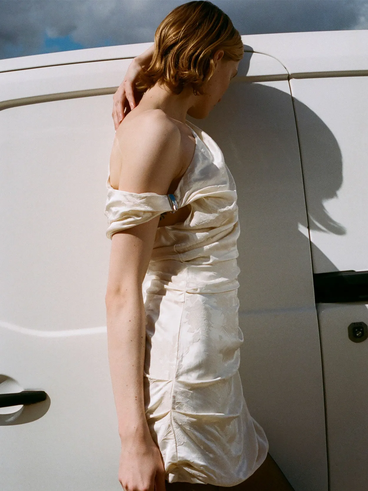 Claw Remmy Mini Dress | Subtle Floral sold by Paris Georgia product image thumbnail 5