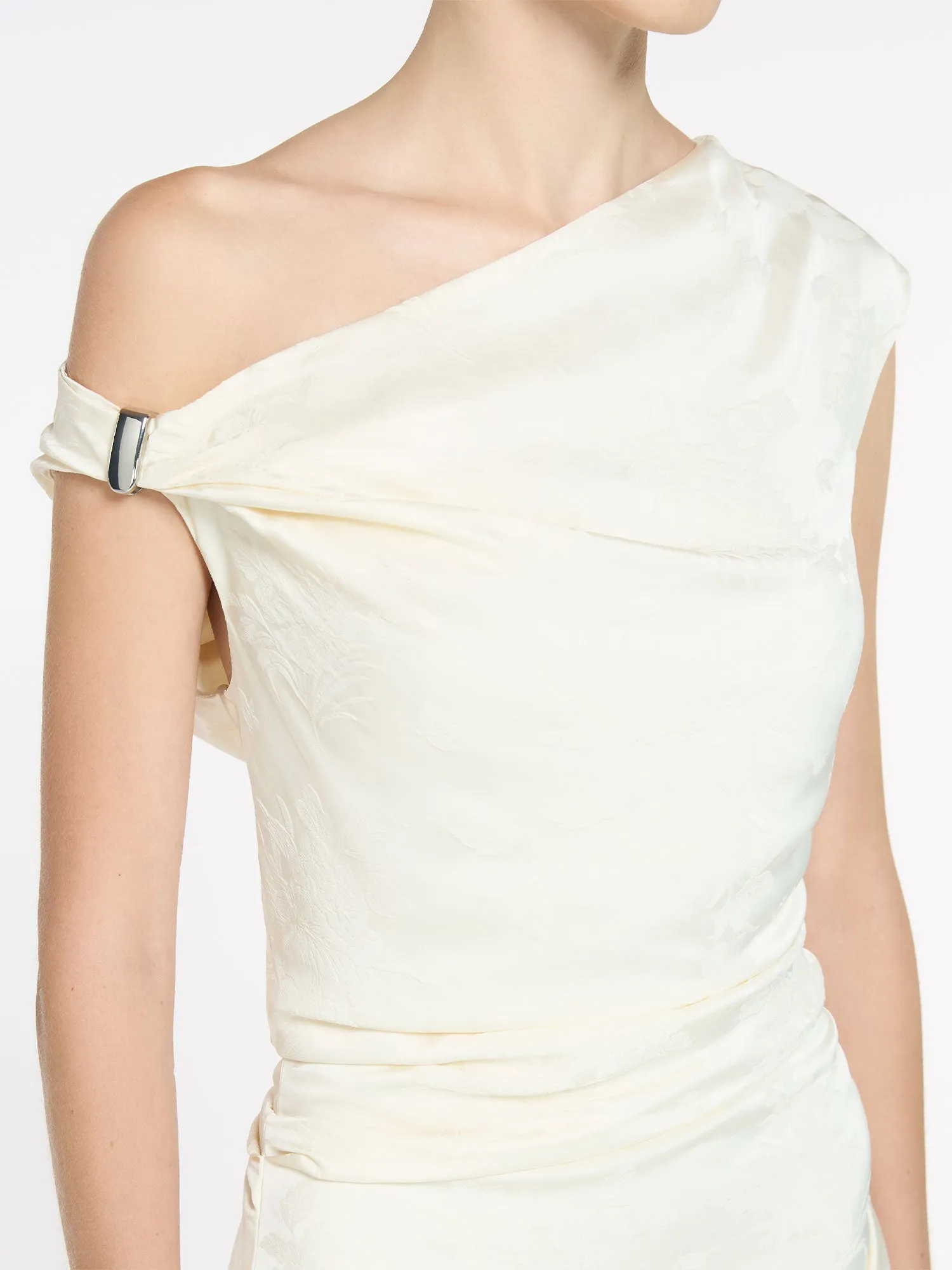 Claw Remmy Mini Dress | Subtle Floral sold by Paris Georgia product image thumbnail 4