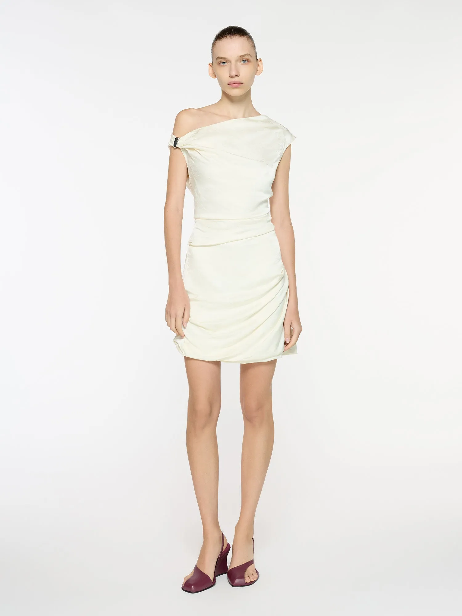 Claw Remmy Mini Dress | Subtle Floral sold by Paris Georgia