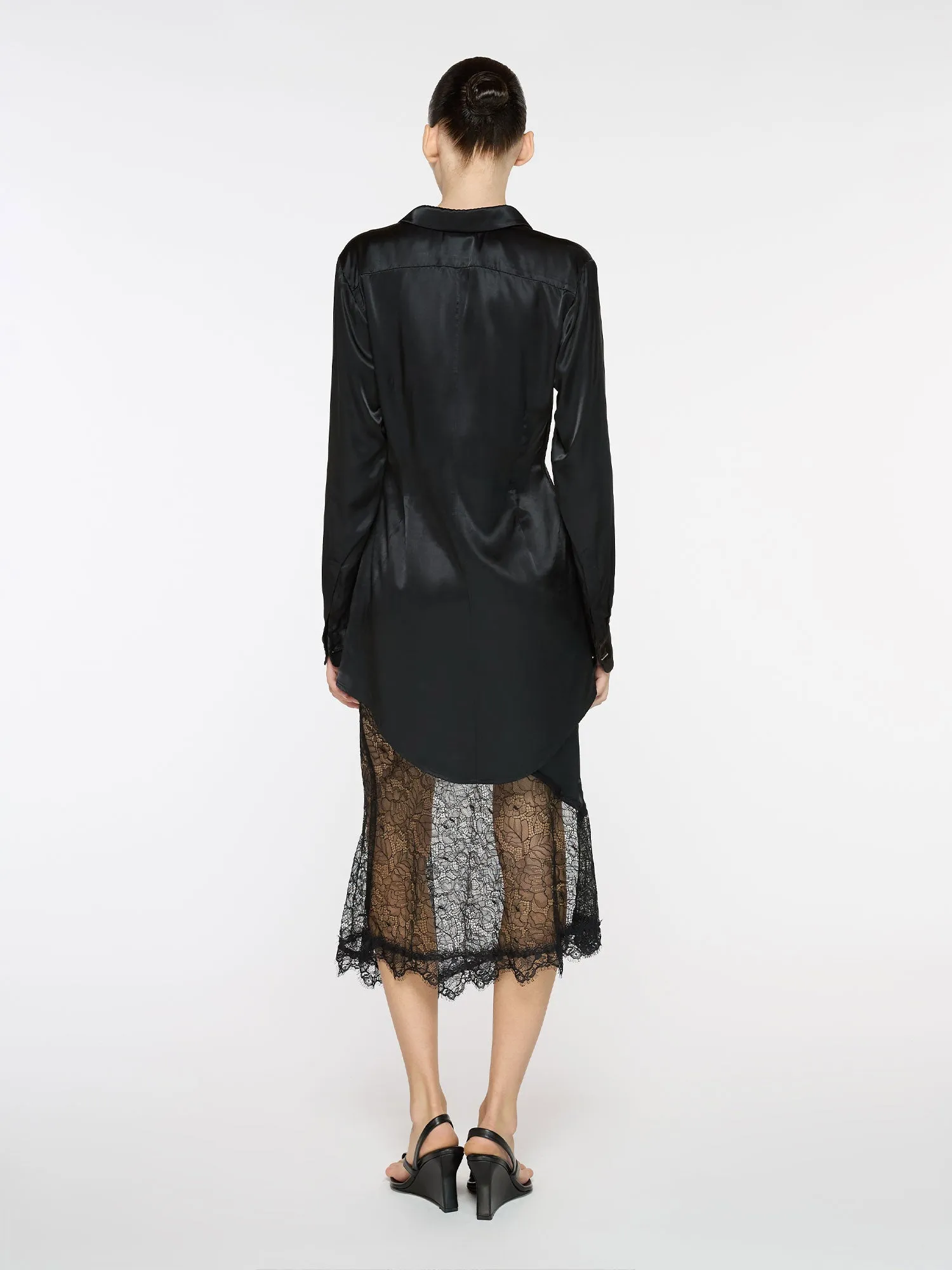 Cher Shirt Dress | Black sold by Paris Georgia product image thumbnail 4