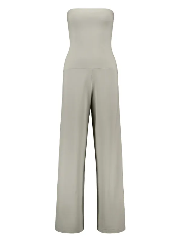 03 ELEMENTAL BANDEAU JUMPSUIT | SAGE sold by Paris Georgia