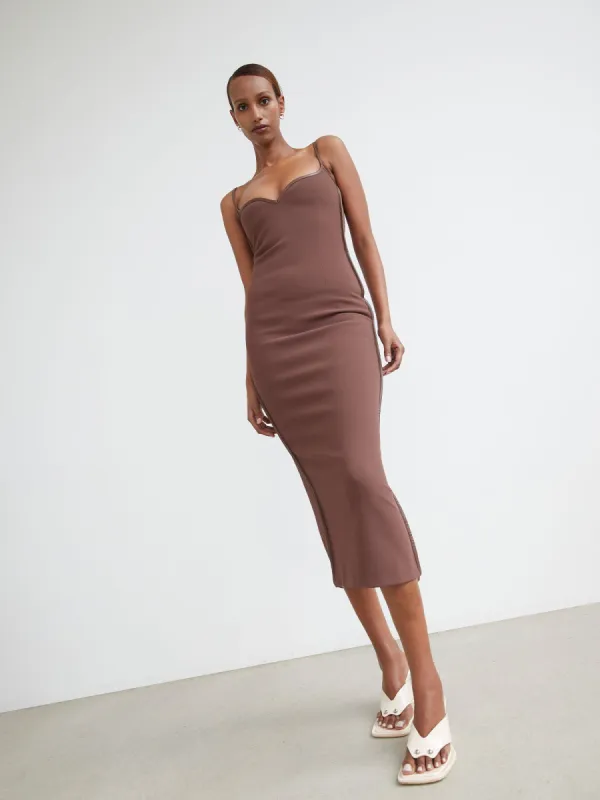 08 Heart Dress | Cocoa made by Paris Georgia