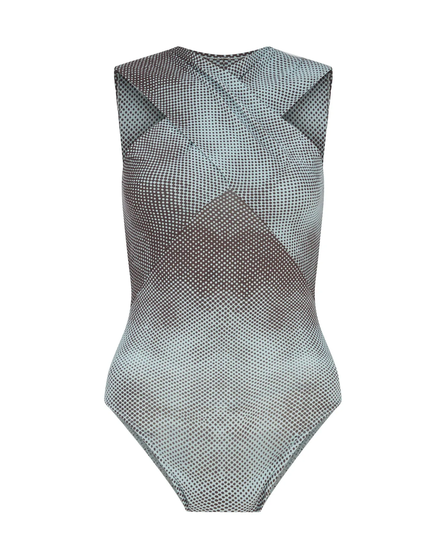 Arabella Bodysuit | Blue/Brown sold by Paris Georgia product image thumbnail 2