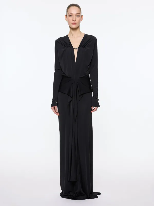 Filomena Dress | Black made by Paris Georgia