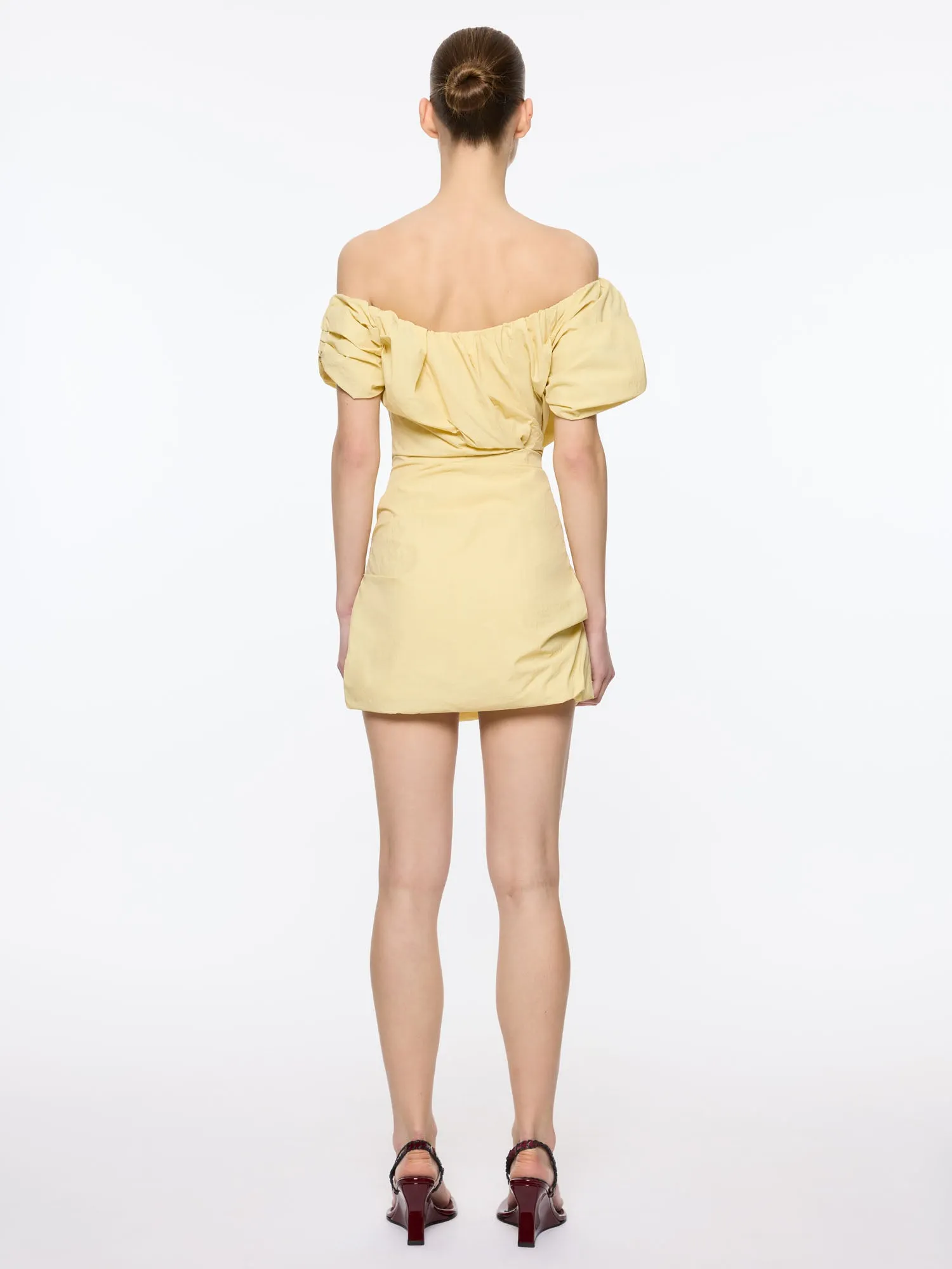 Rio Mini Dress | Daffy Yellow sold by Paris Georgia product image thumbnail 4