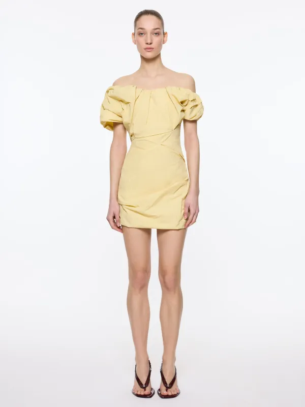 Rio Mini Dress | Daffy Yellow made by Paris Georgia