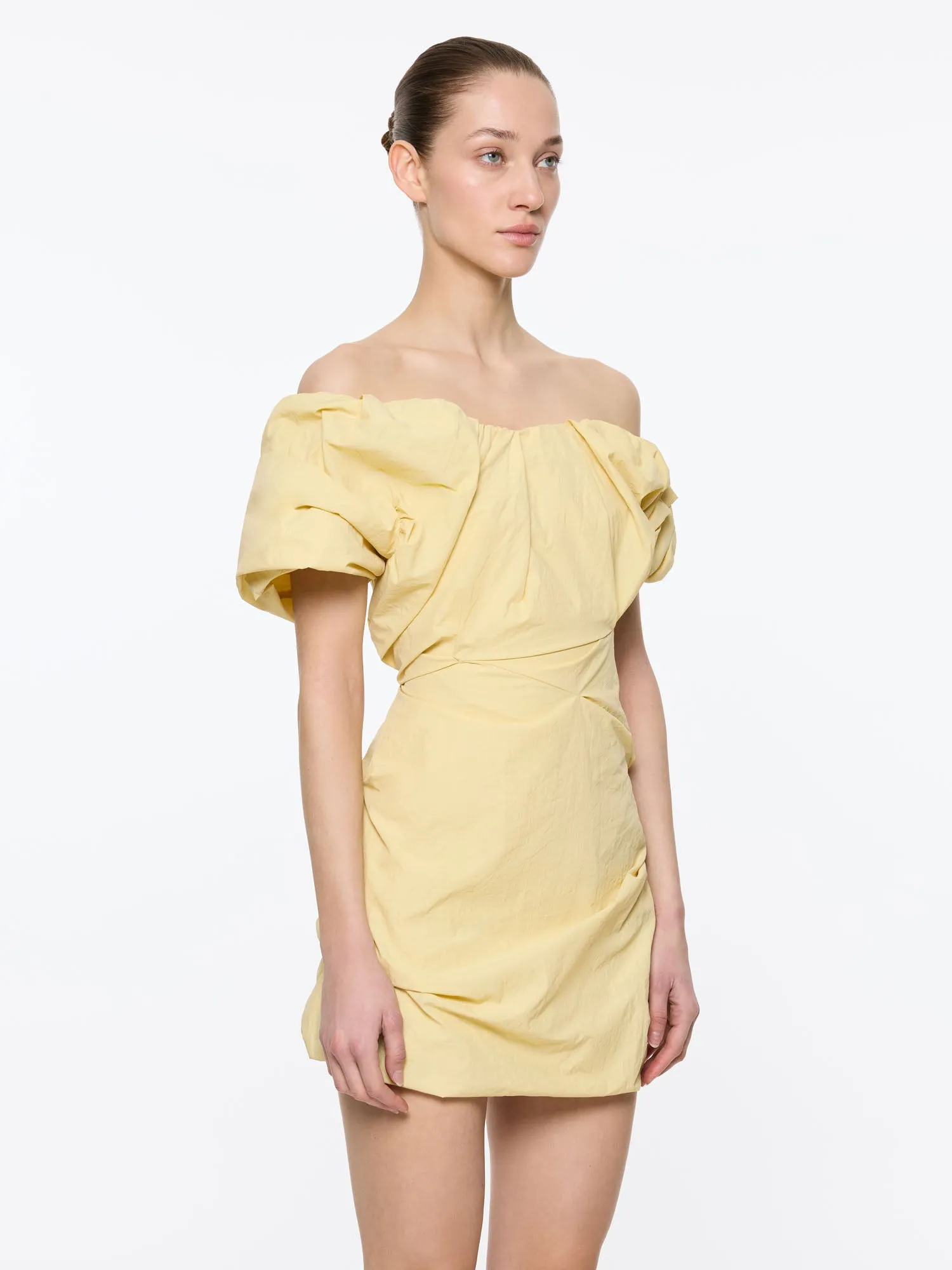 Rio Mini Dress | Daffy Yellow sold by Paris Georgia product image thumbnail 3