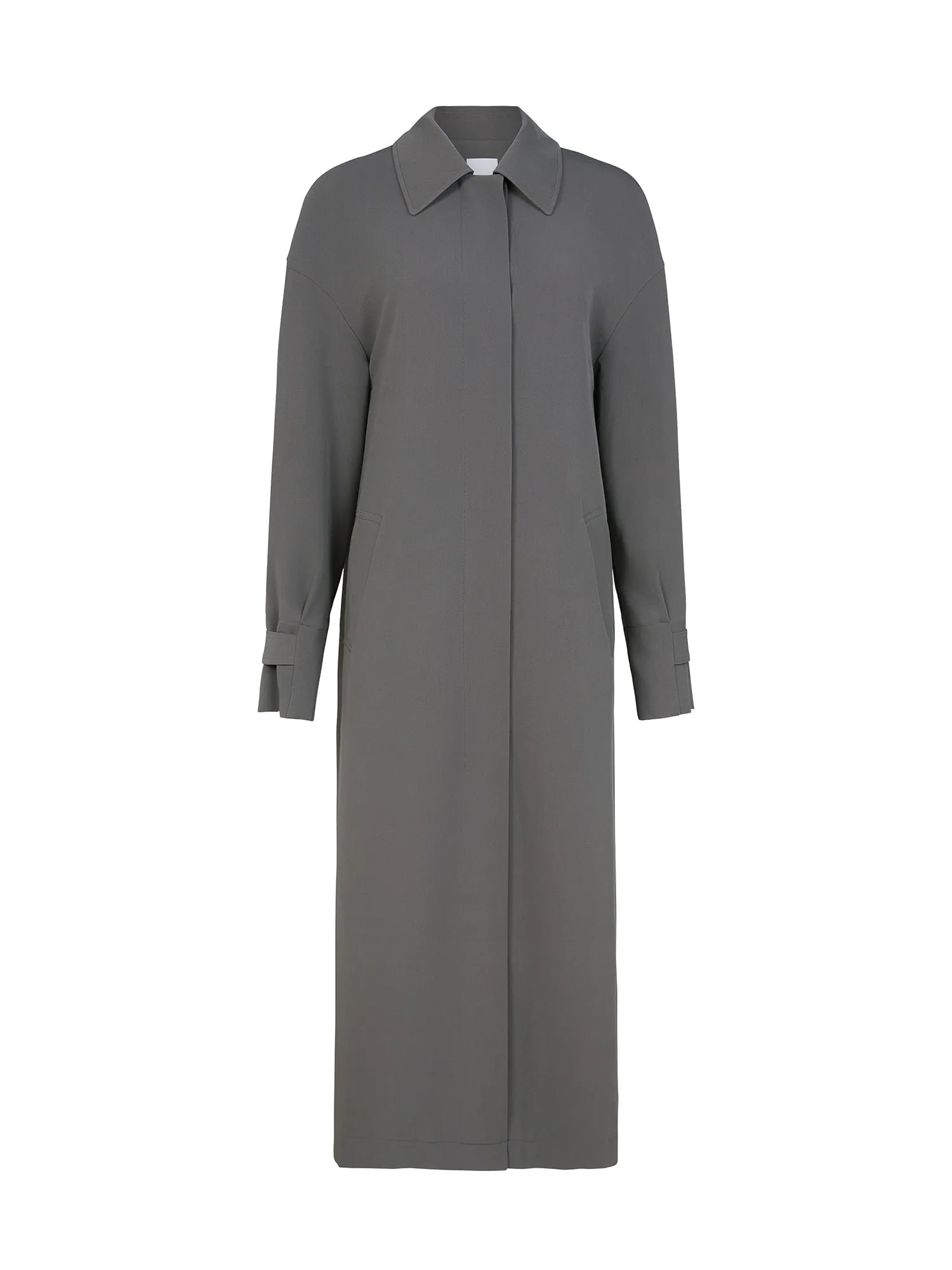 Elemental Marianne Trench | Charcoal sold by Paris Georgia product image thumbnail 2