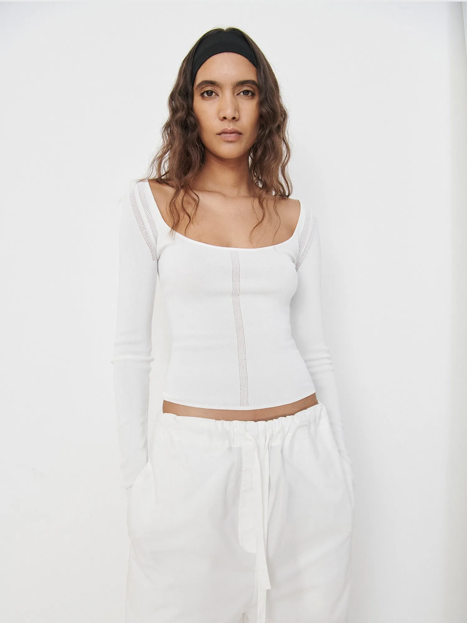 Elemental Uma Pant | White sold by Paris Georgia product image thumbnail 3