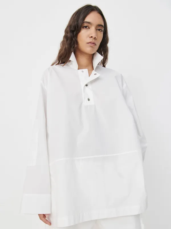 Elemental Uma Overshirt | White made by Paris Georgia