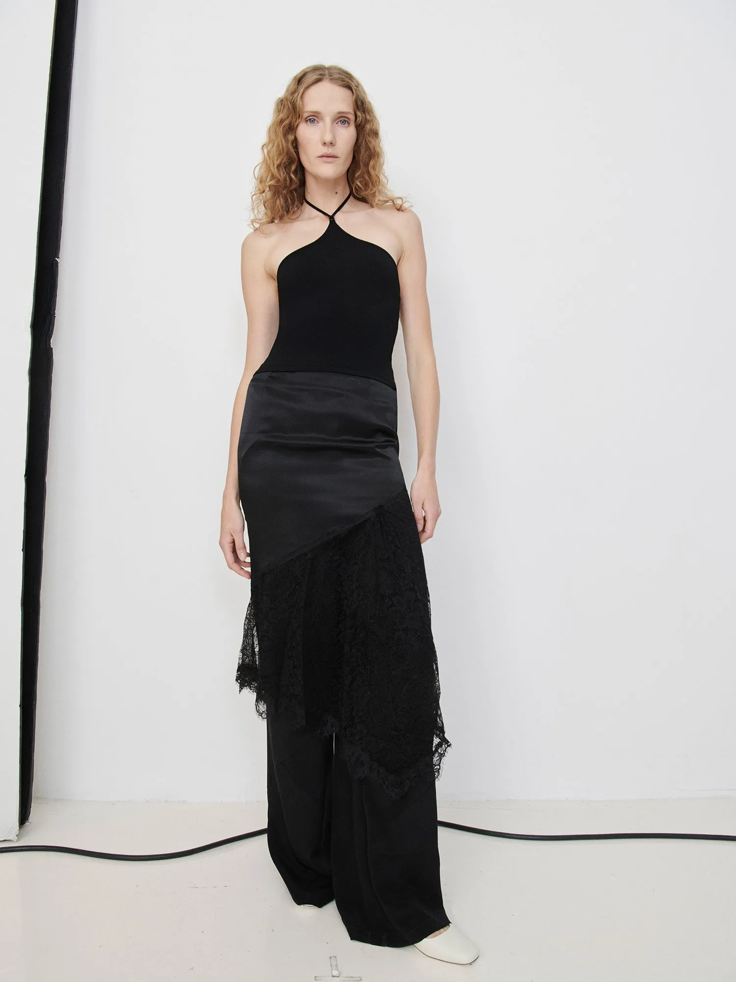 Elemental Halter Hardware Top | Black sold by Paris Georgia product image thumbnail 3