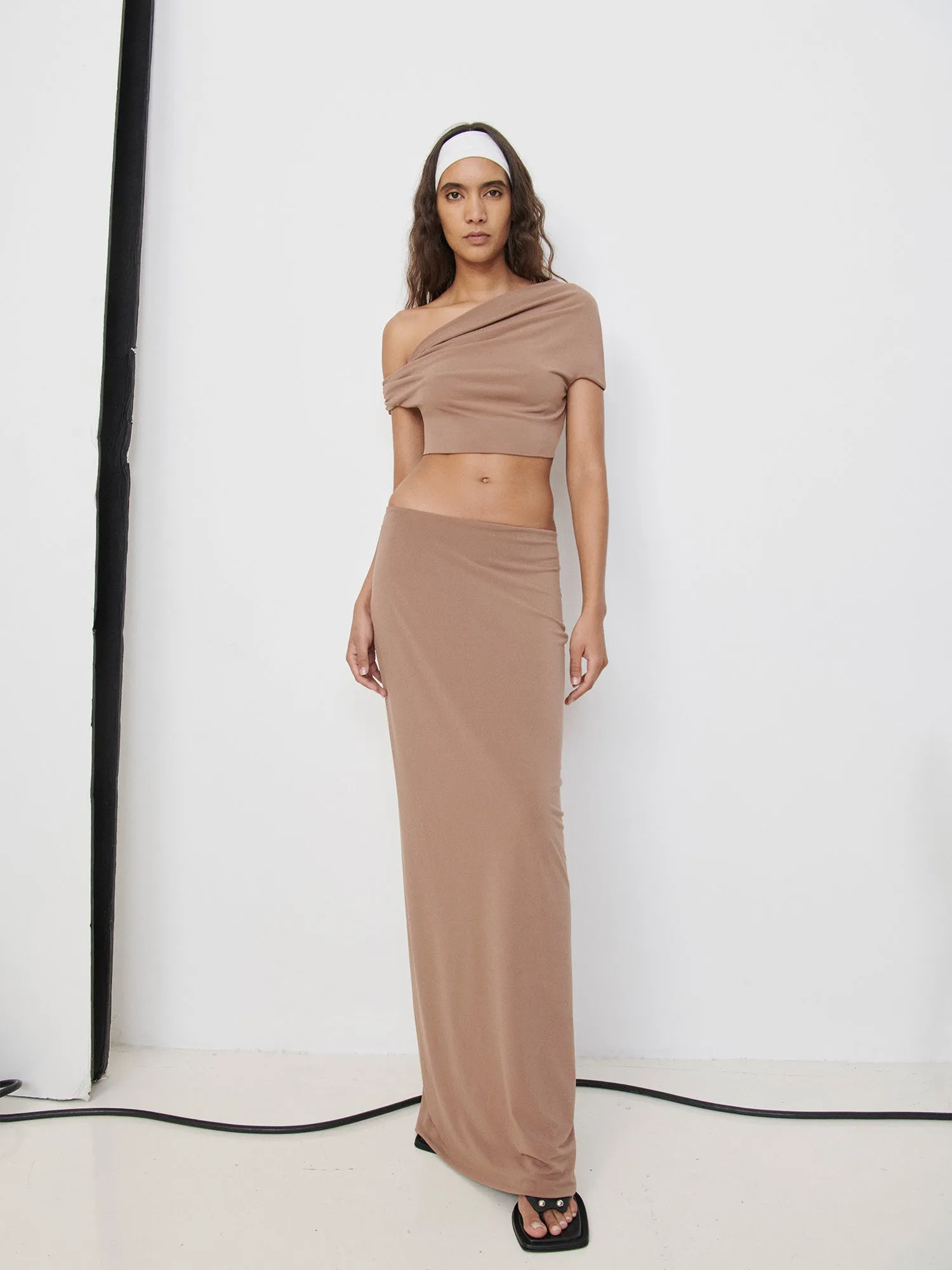 Elemental Ida Crop | Chestnut sold by Paris Georgia product image thumbnail 4