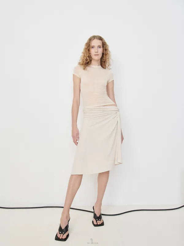 Elemental Ida Skirt | Cream sold by Paris Georgia