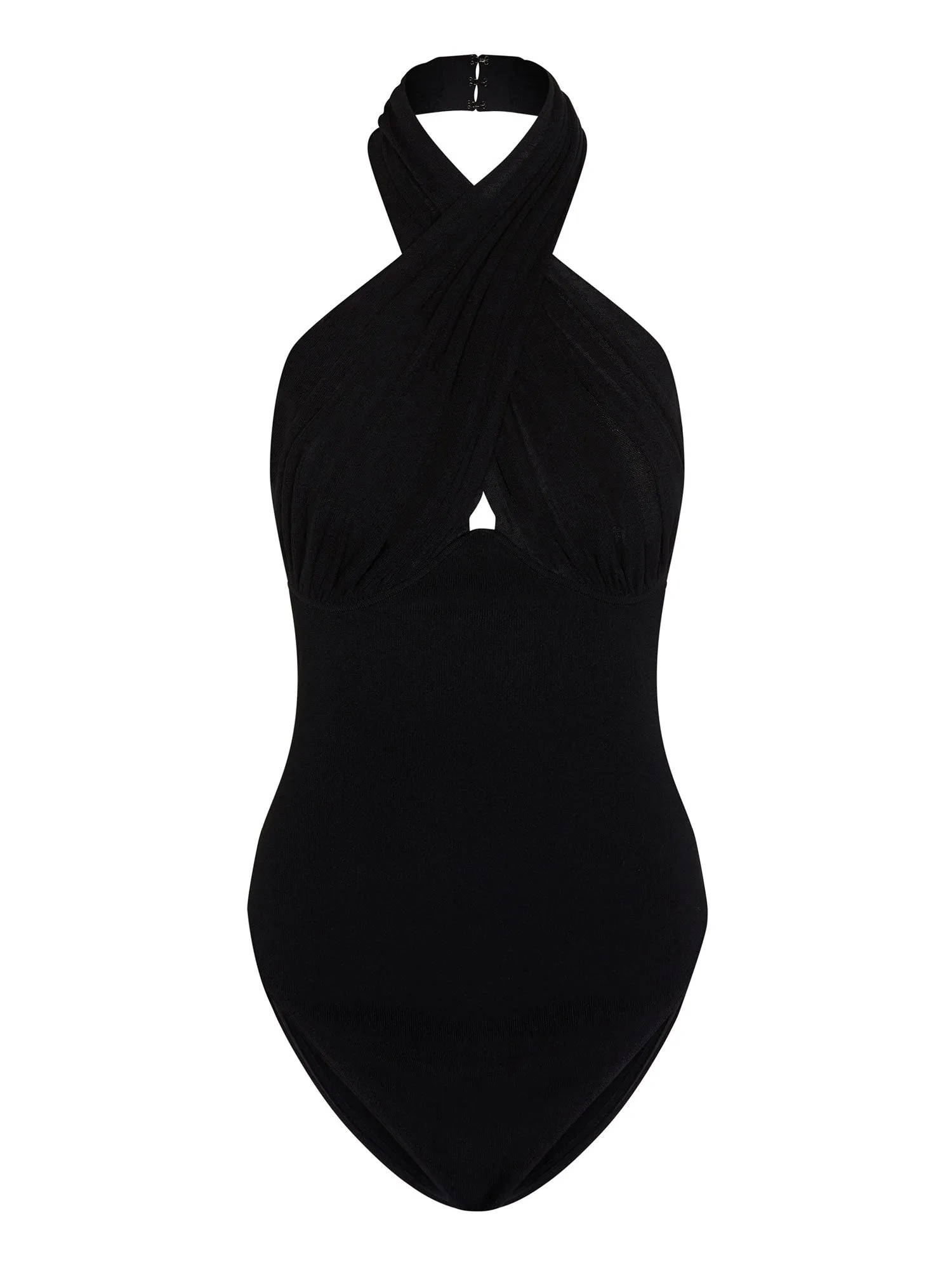 Draped Bodysuit | Black sold by Paris Georgia product image thumbnail 2