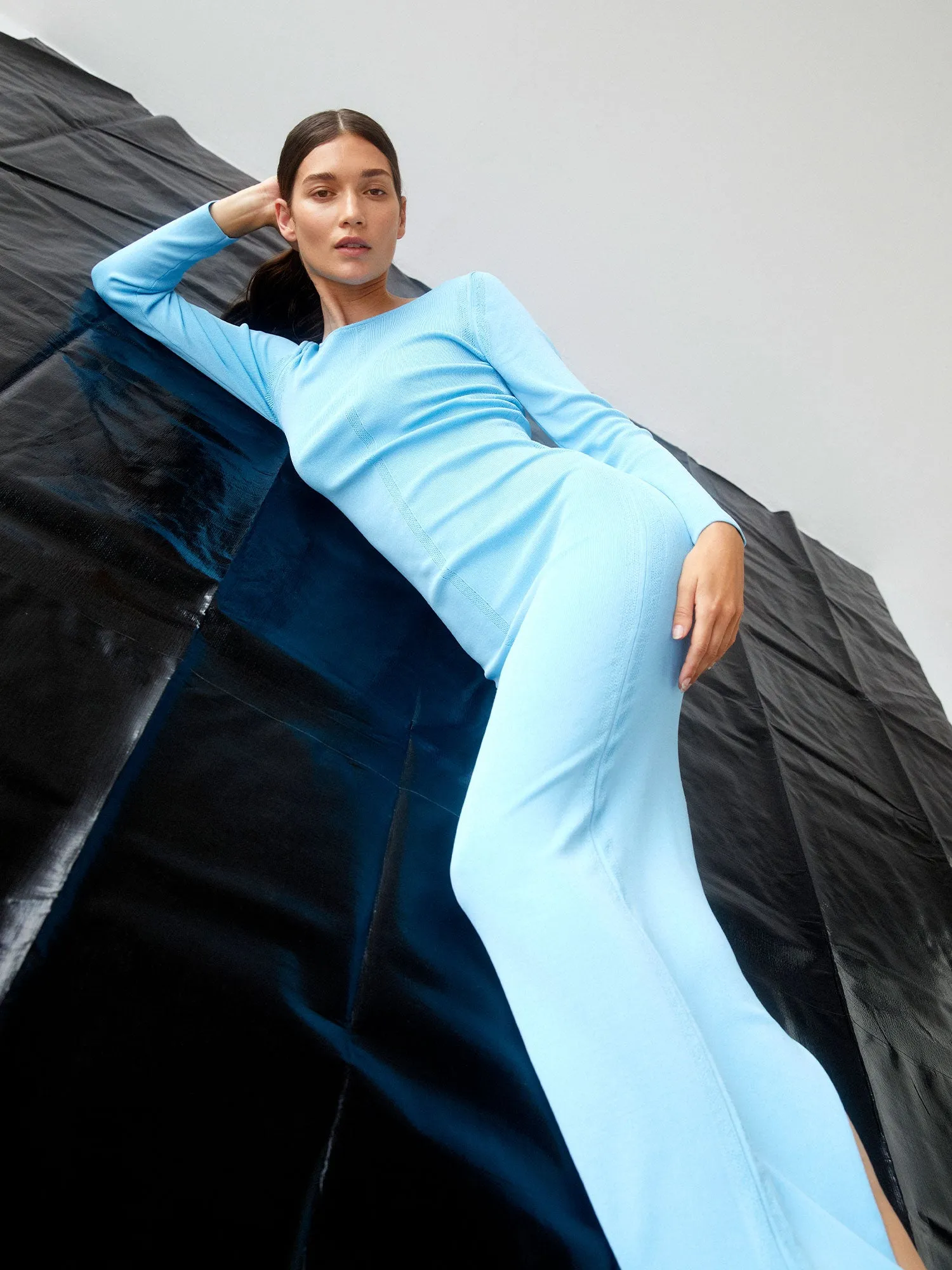 04 Elemental Second Skin Dress | Arctic Blue sold by Paris Georgia product image thumbnail 3