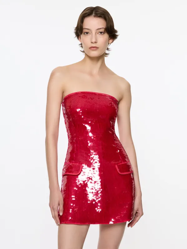 Mermaid Mini Dress | Plum sold by Paris Georgia