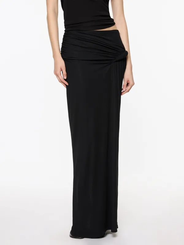 Croissant Skirt | Black sold by Paris Georgia