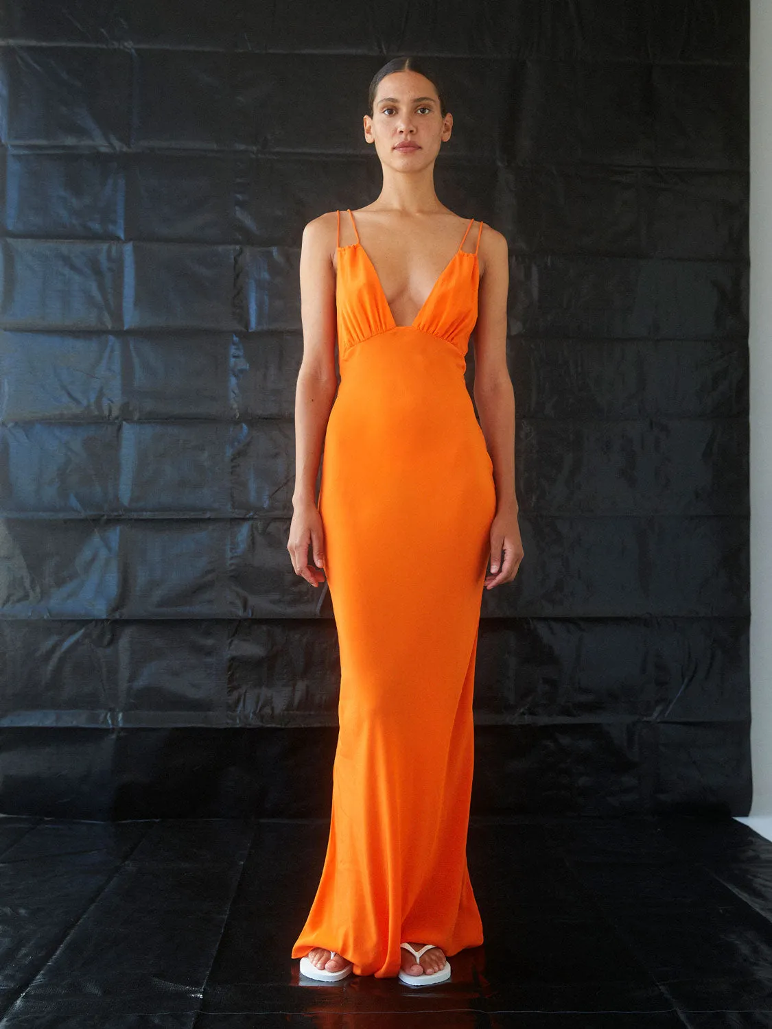 04 Elemental Bernie Slip | Vivid Orange sold by Paris Georgia