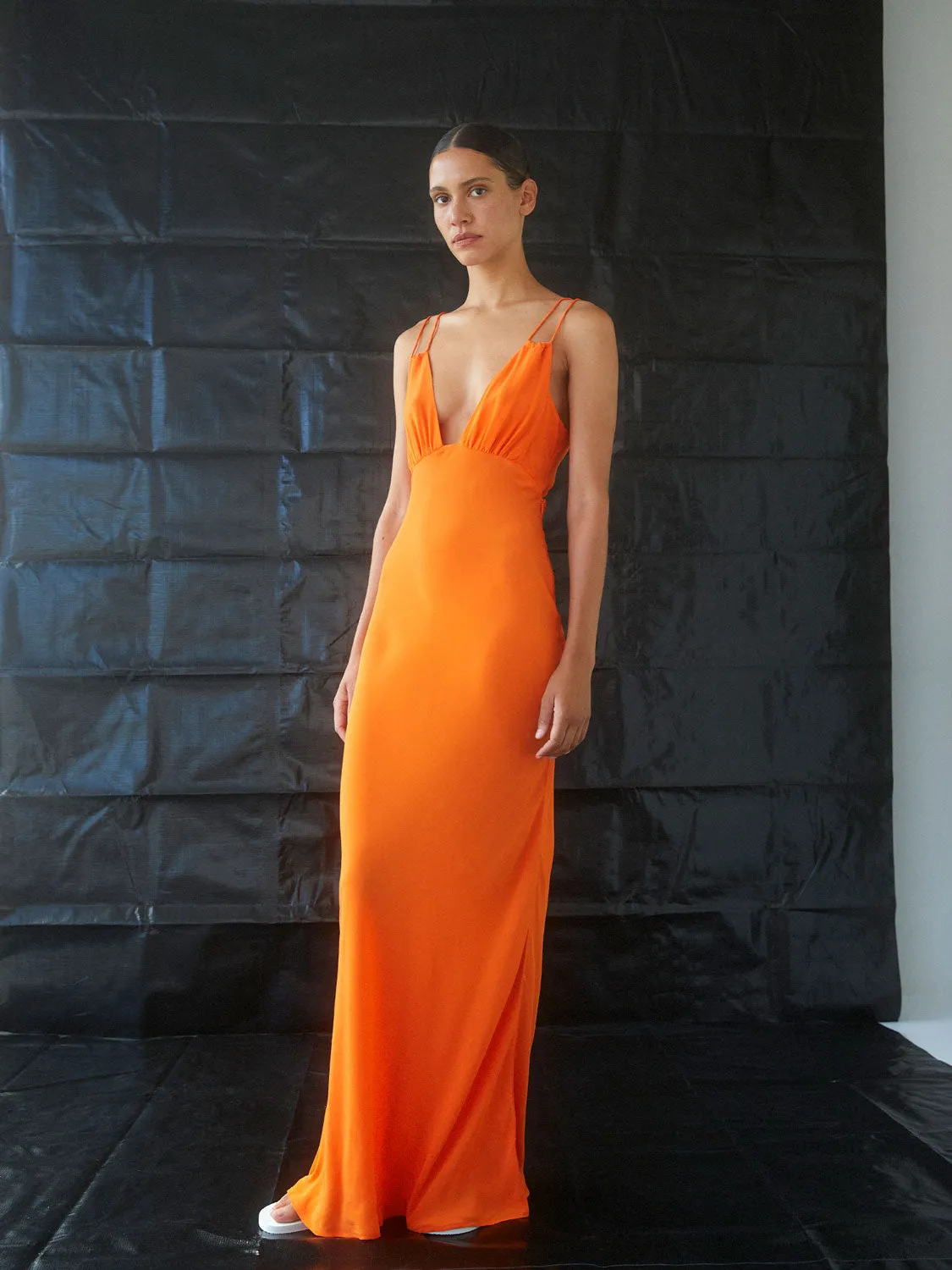 04 Elemental Bernie Slip | Vivid Orange sold by Paris Georgia product image thumbnail 3