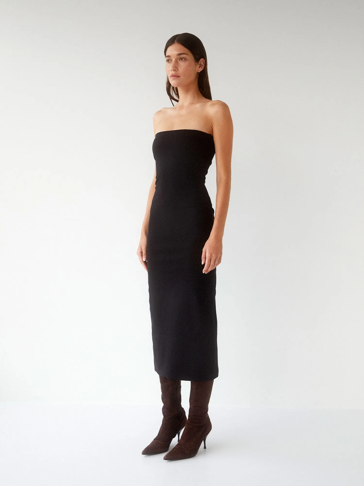 04 Elemental Tube Dress | Black sold by Paris Georgia product image thumbnail 3