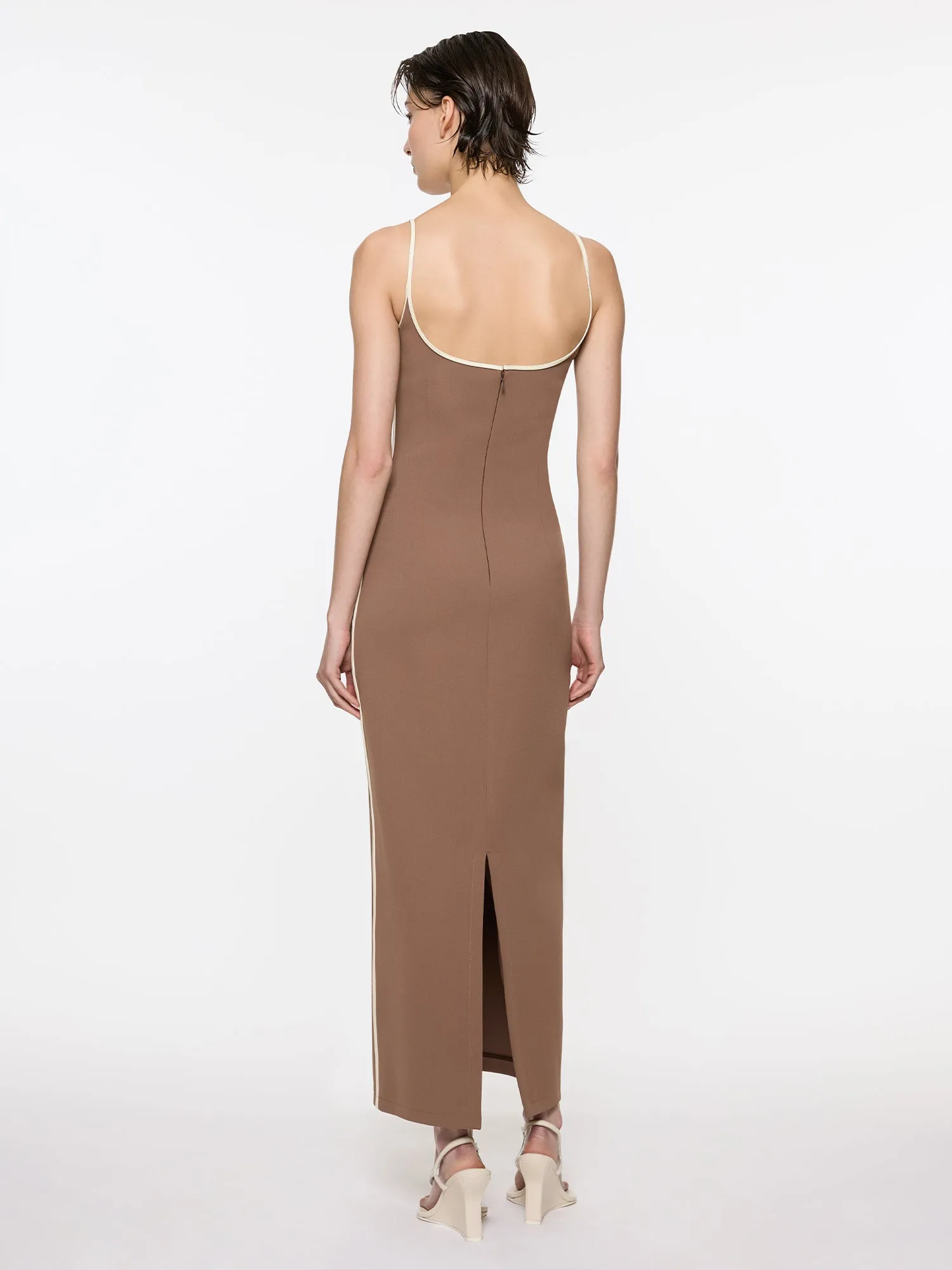 Heart Dress With Pebble | Coffee & Cream sold by Paris Georgia product image thumbnail 5