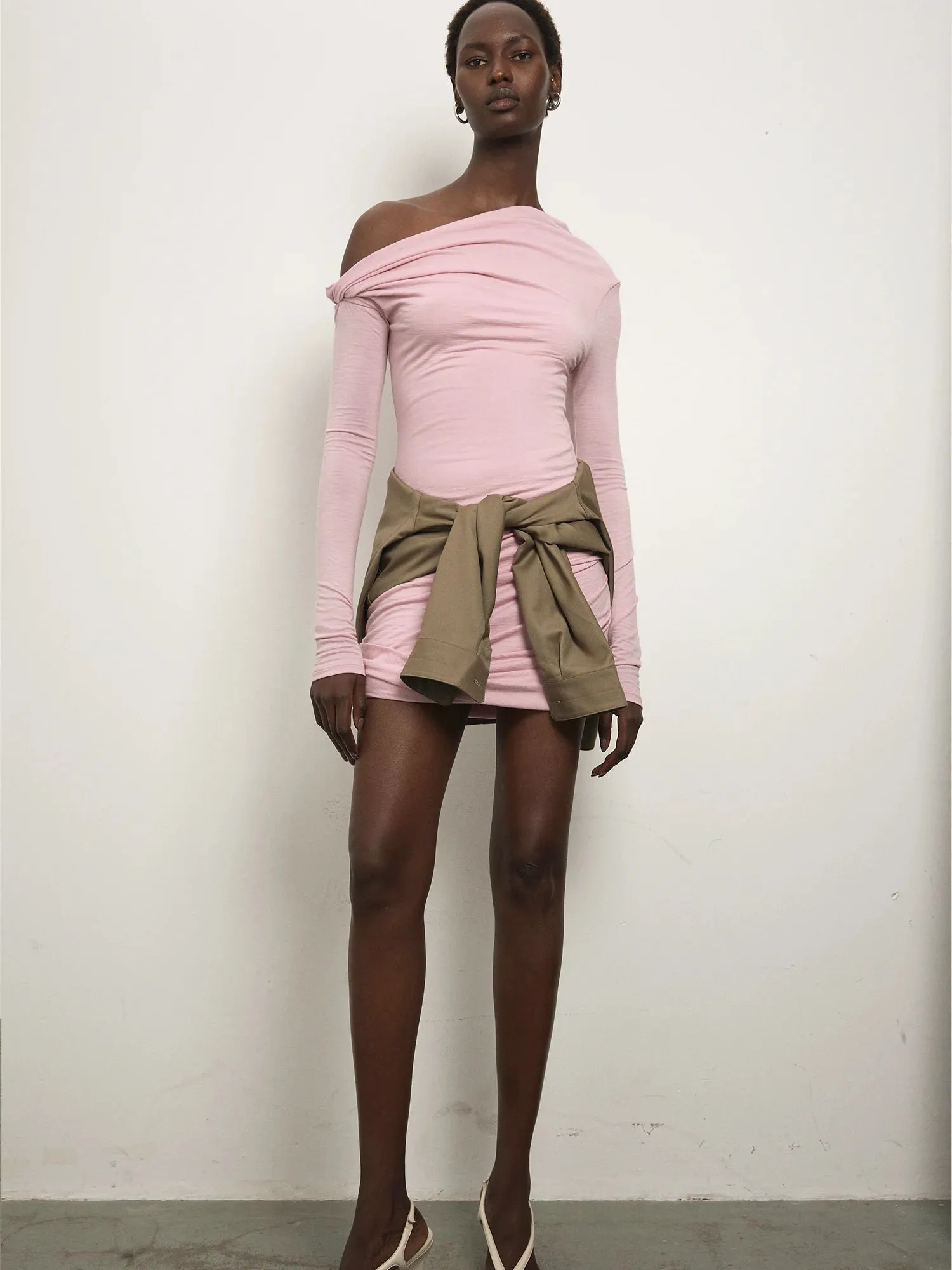 Elemental Manahou Twist Mini | Pale Pink sold by Paris Georgia