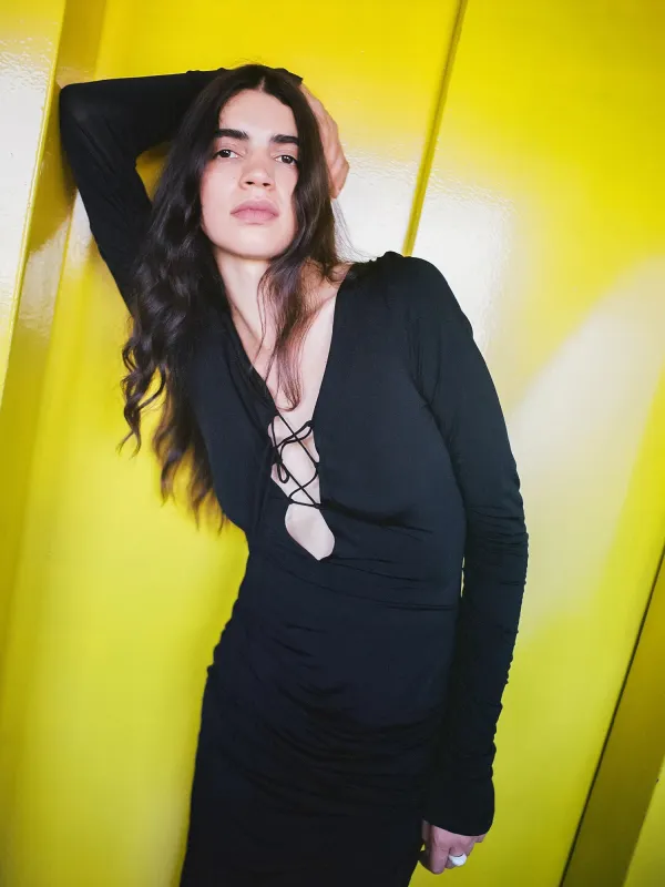 Mimi Dress | Black made by Paris Georgia