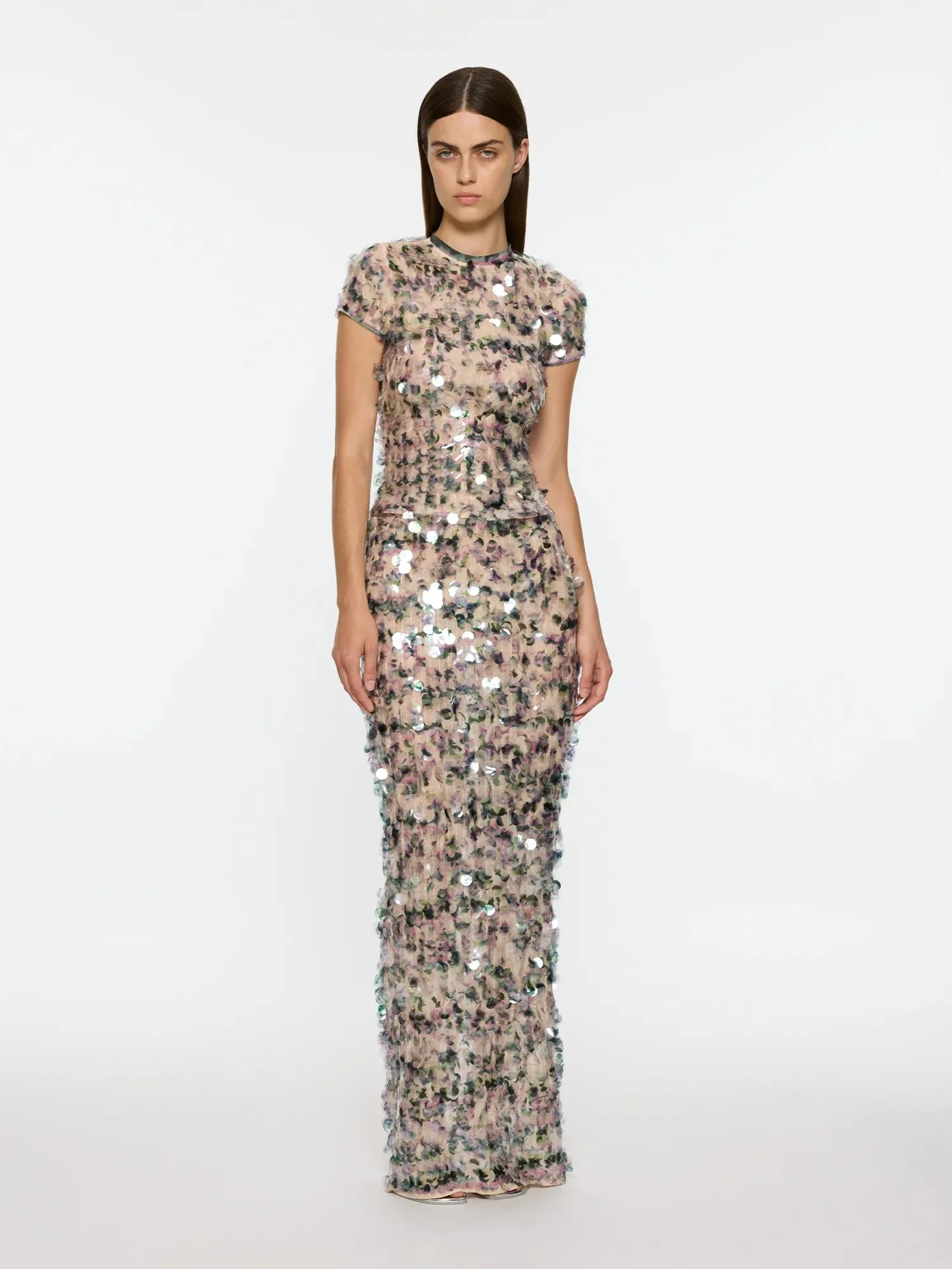 Mermaid Tee | Pink/Green Multi sold by Paris Georgia product image thumbnail 3