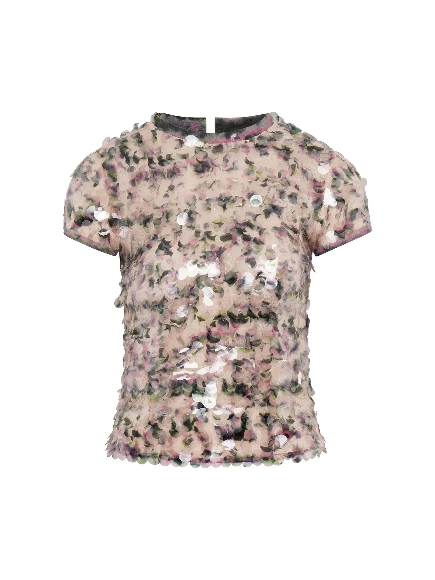 Mermaid Tee | Pink/Green Multi sold by Paris Georgia product image thumbnail 2