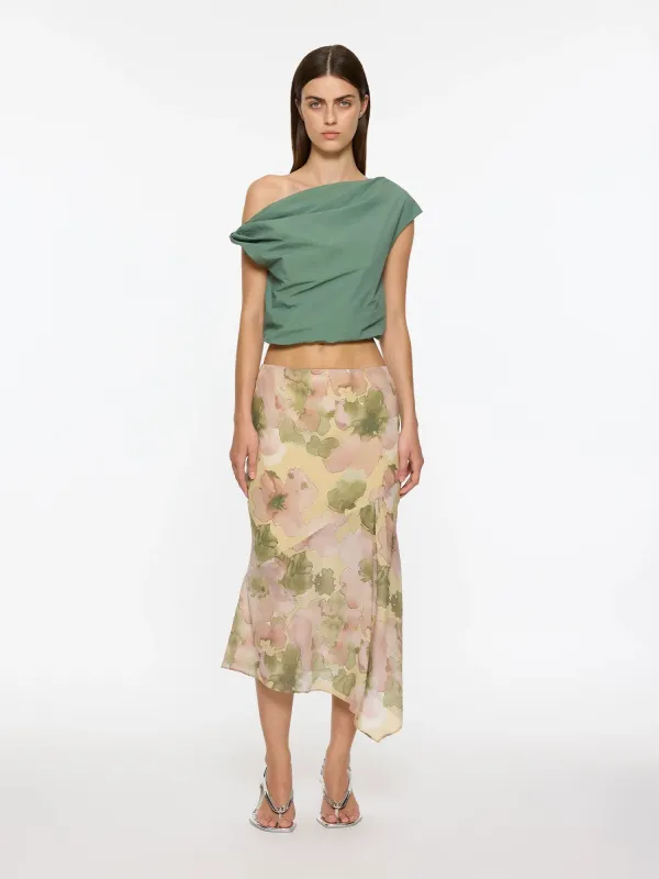 Mae Skirt | Floral Print made by Paris Georgia