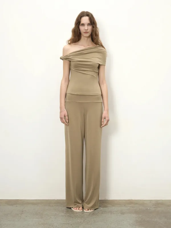 Elemental Quincy Trackpant | Almond made by Paris Georgia