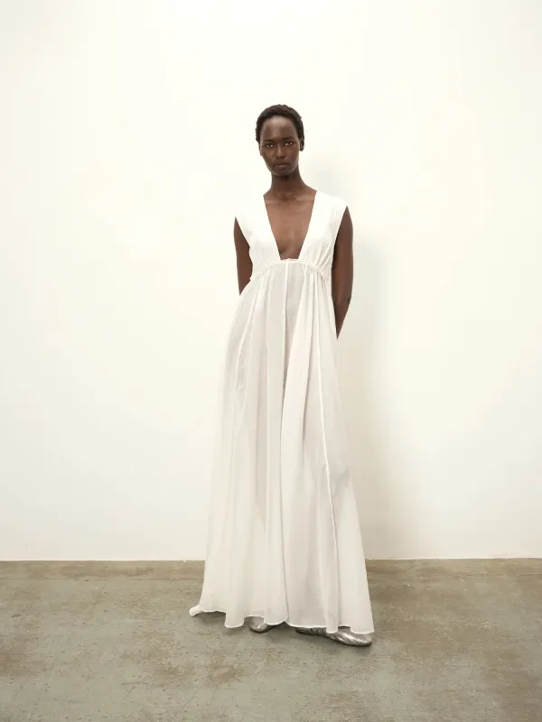 Elemental Camille Dress | White made by Paris Georgia