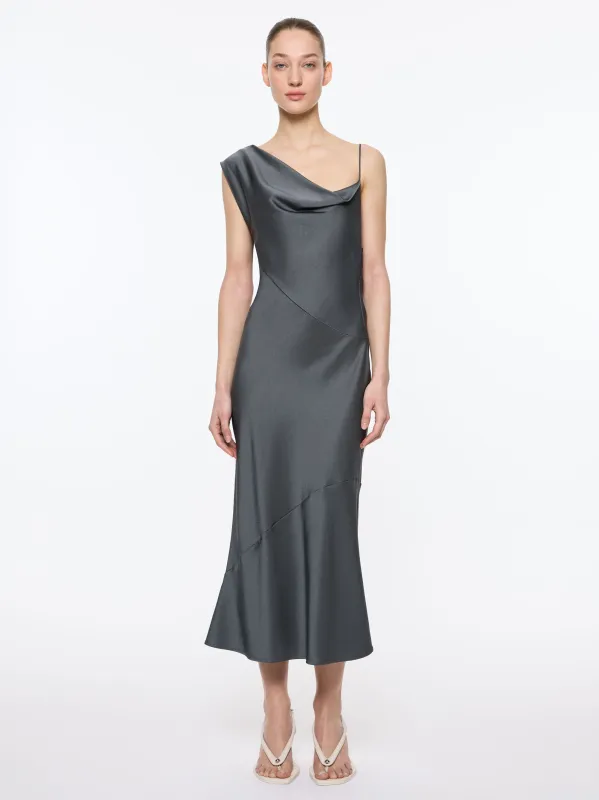 Minka Midi Slip | Slate made by Paris Georgia
