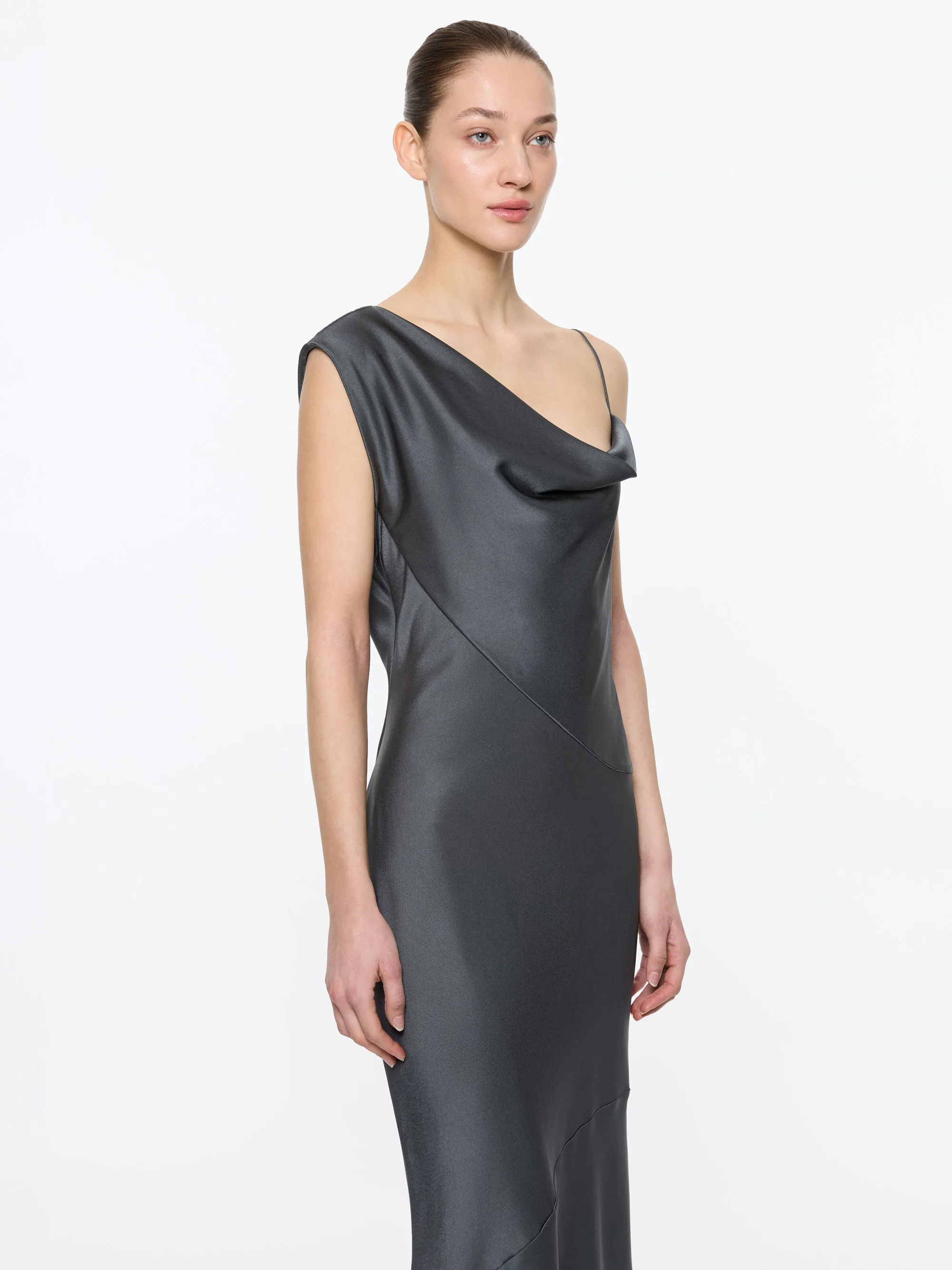 Minka Midi Slip | Slate sold by Paris Georgia product image thumbnail 2