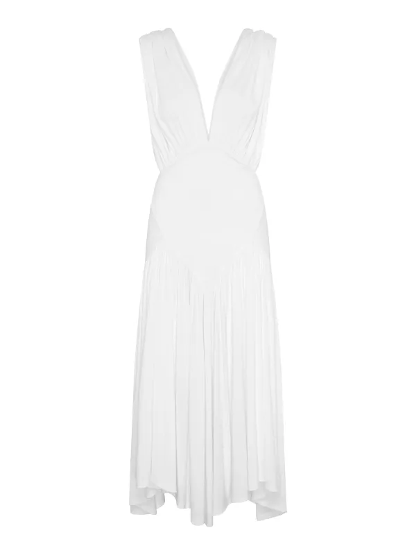Sloane Dress | White made by Paris Georgia