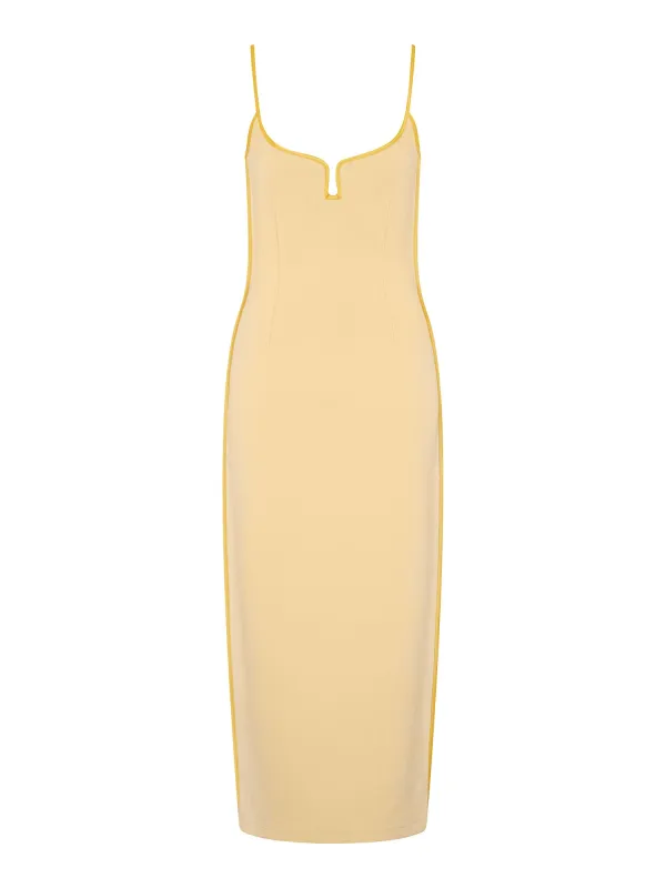 Marlo Dress | Daisy Yellow made by Paris Georgia