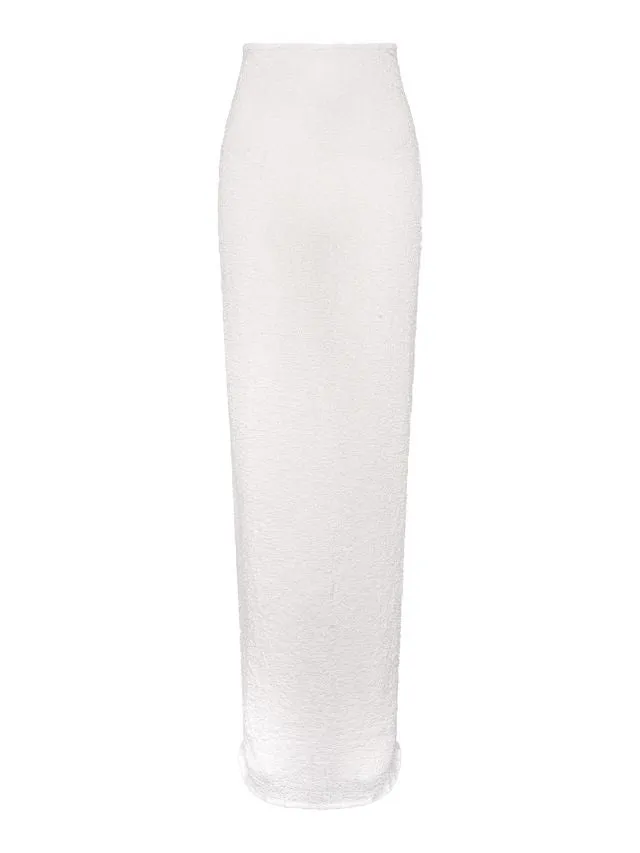 Elemental Popcorn Skirt | White sold by Paris Georgia product image thumbnail 2