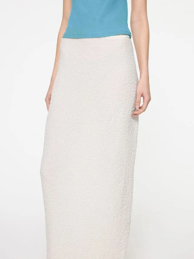 Elemental Popcorn Skirt | White sold by Paris Georgia product image thumbnail 3