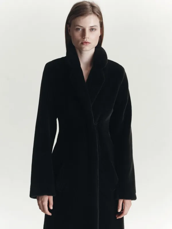 Augustine Coat | Chocolate Brown made by Paris Georgia