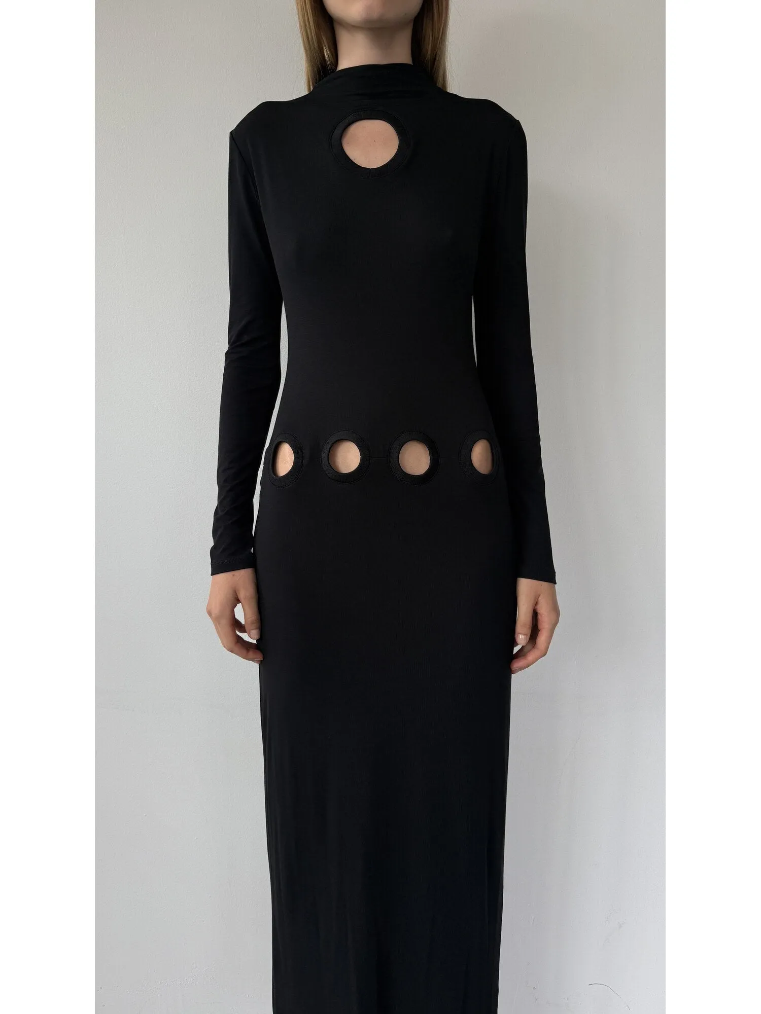 Sculpted Dress | Black sold by Paris Georgia product image thumbnail 3
